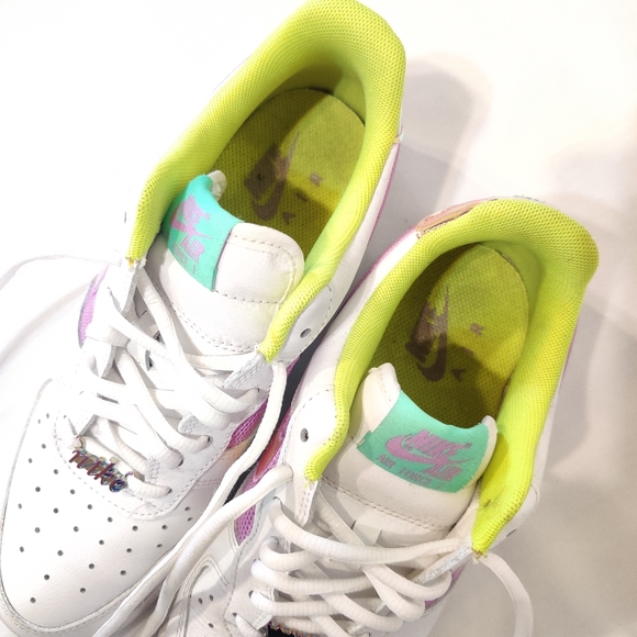 Nike Air Force Womens Multicolor Shoe Sneaker 8 - Picture 5 of 7